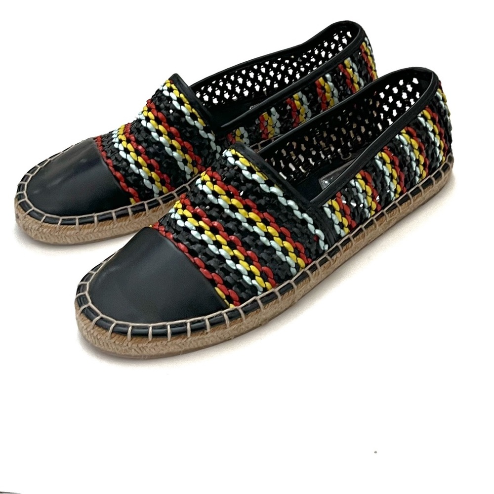 Circus by Sam Edelman LENA Multi-Colored Weave Black Espadrille Flats
